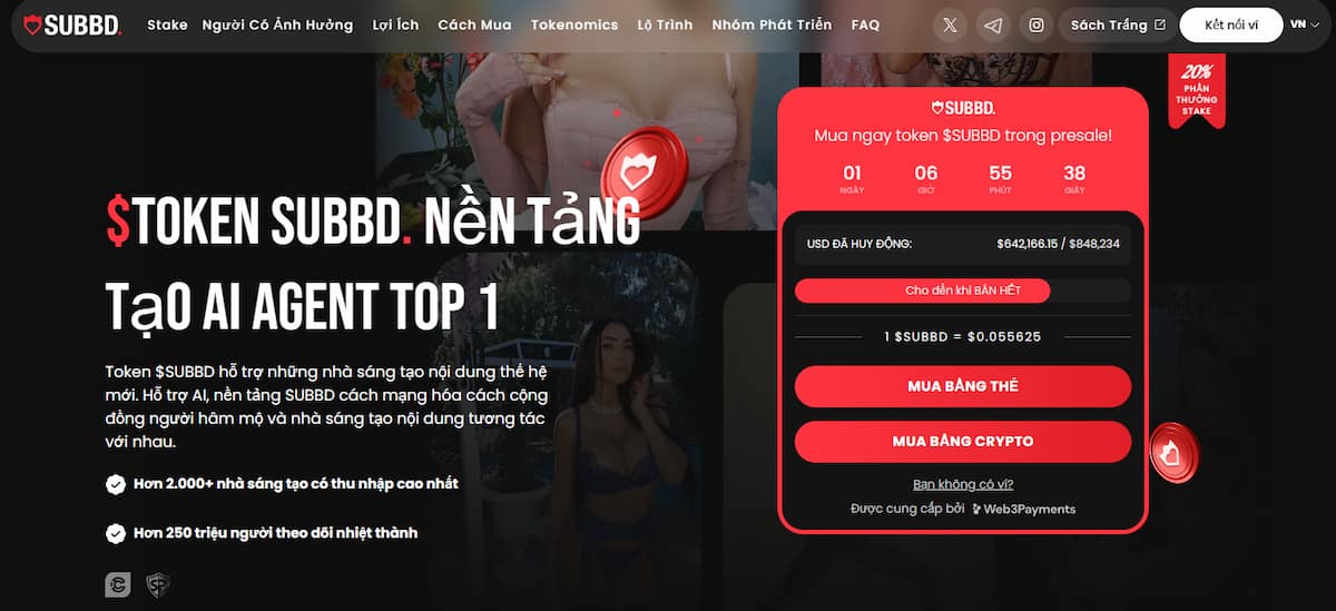 SUBBD ($SUBBD) – Hệ sinh thái nội dung AI