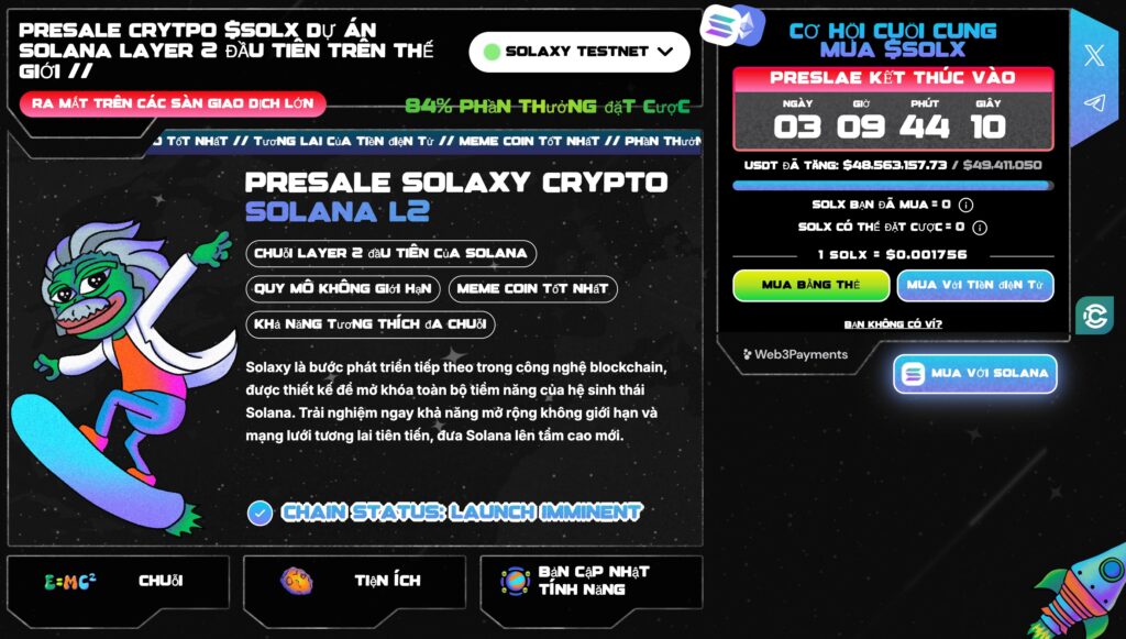 Thành tích presale Solaxy