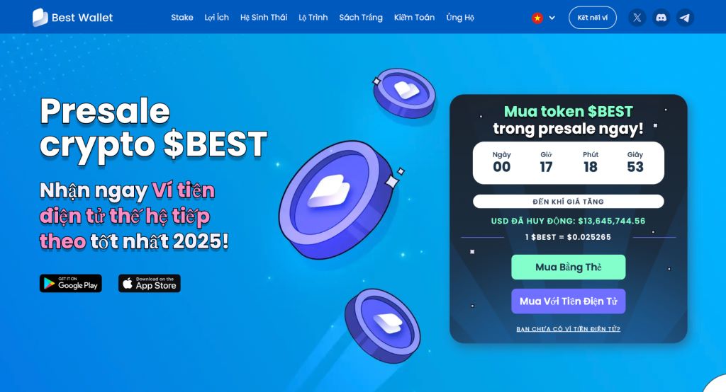 Best Wallet Token (BEST) – Đồng coin tốt nhất cho ví tiền điện tử thế hệ mới