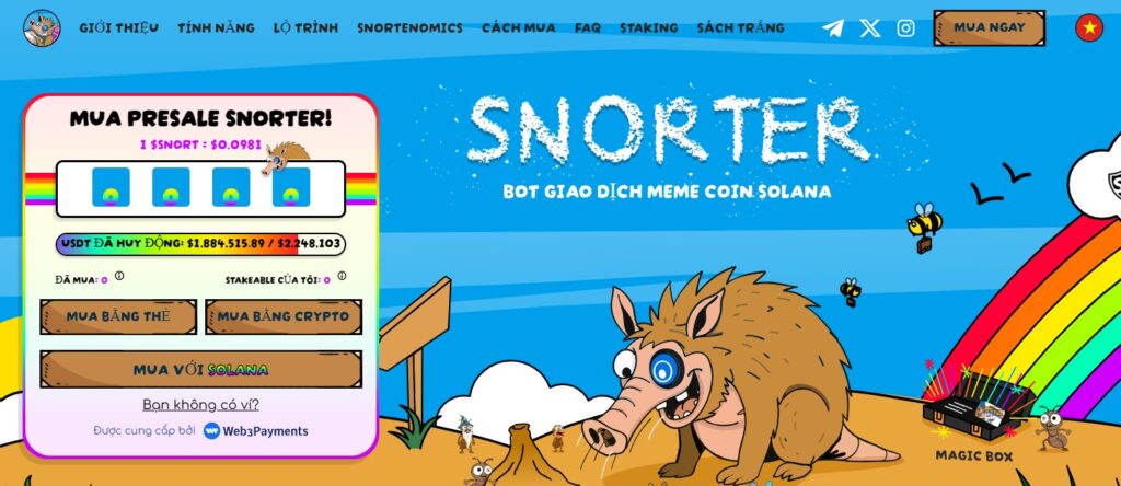Chương trình presale Snorter