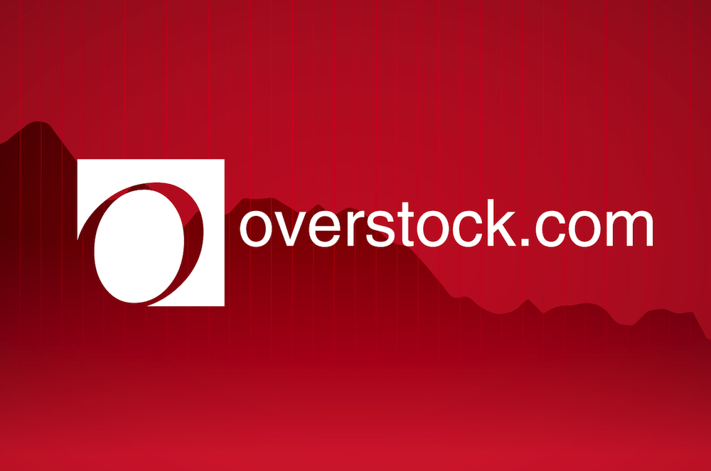 Цената на акциите на Overstock се срина