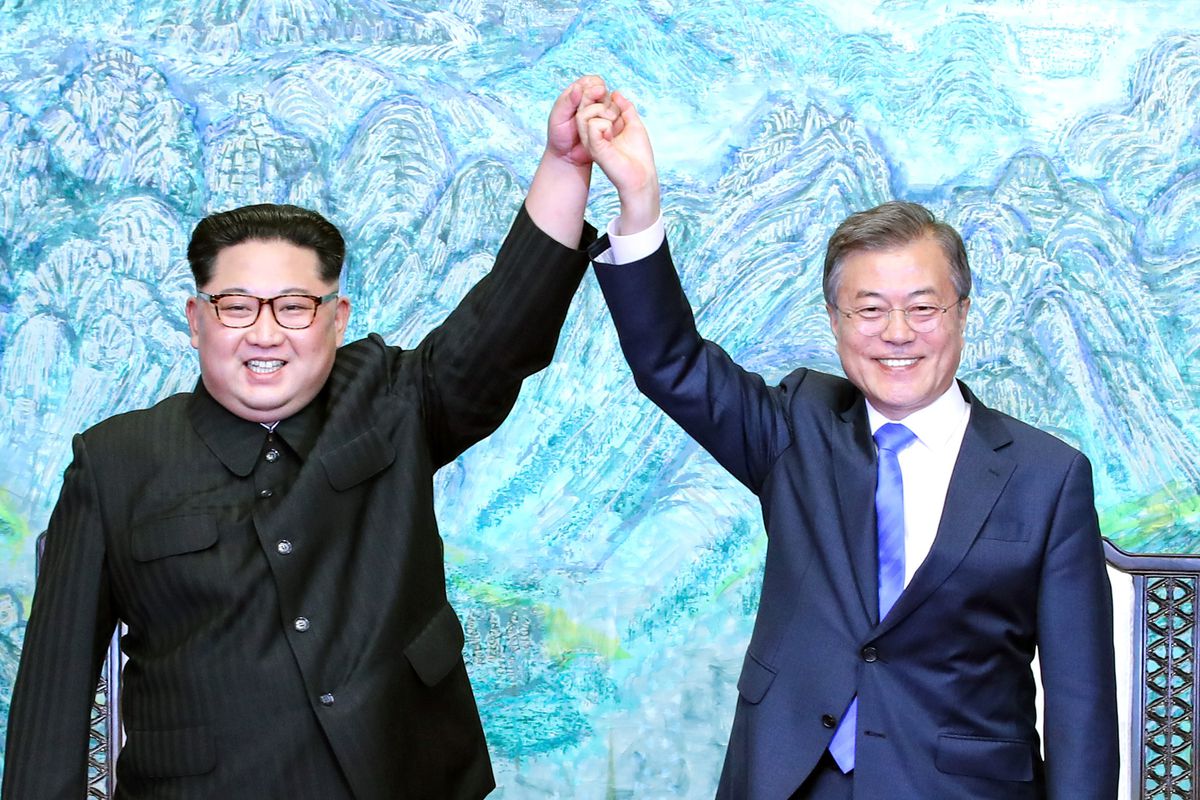 Срещата на Северна и Южна Корея записана на Етериум блокчейна