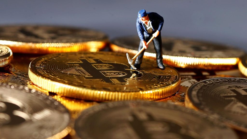 bitcoin miner mining btc