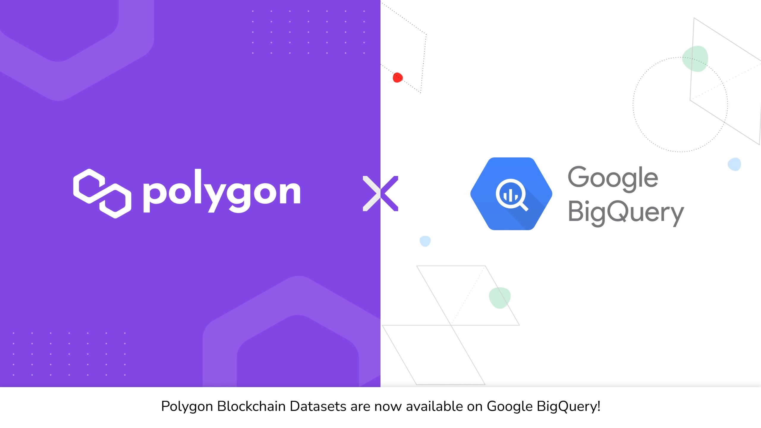 Данни на Polygon (MATIC) вече са достъпни с Big Query на Google Cloud