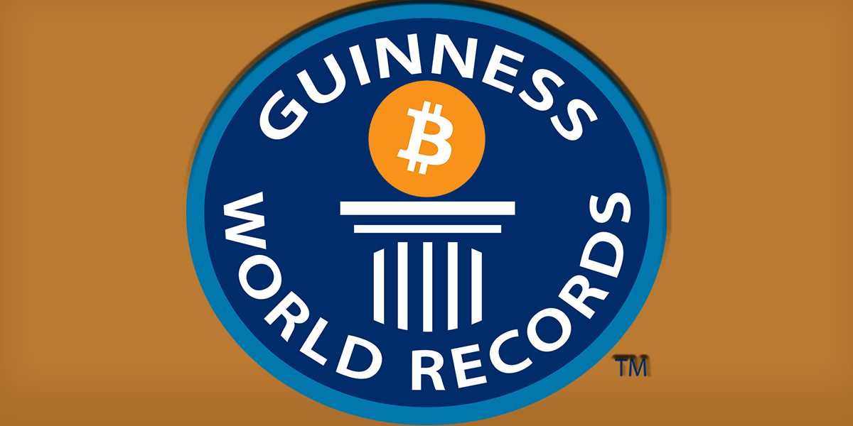 Биткойн (BTC) влезна в Световните рекорди на Гинес