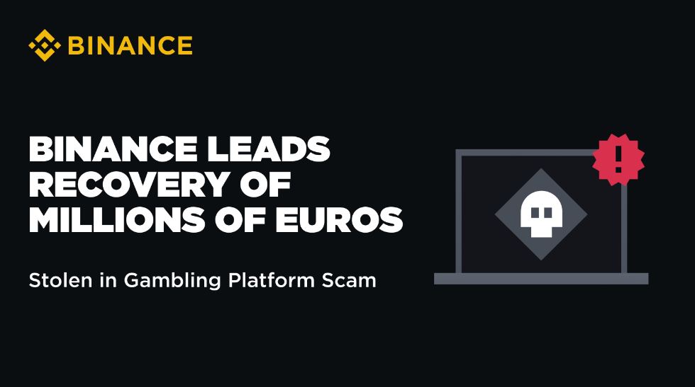 Binance помогна на властите да възстановят милиони евро от измама на платформа за залози