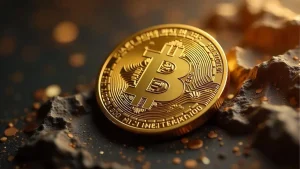bitcoin on the ground