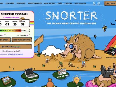 Snorter Token ICO премина $1 милион, инвеститорите се стичат към Solana-базирания трейдинг бот