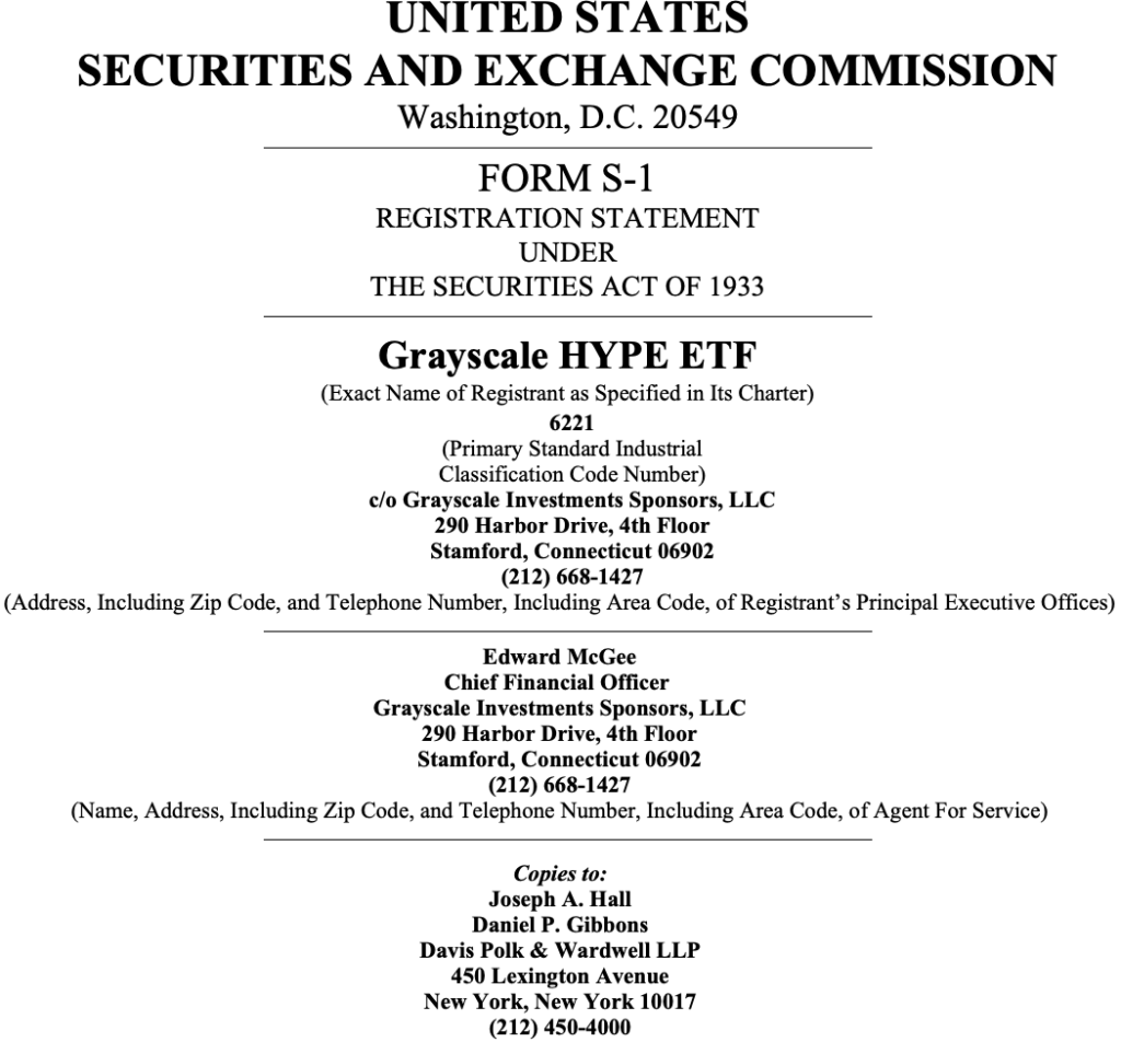 Hyperliquid etf s1