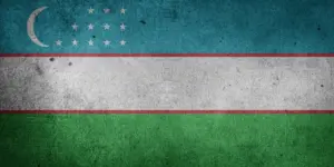 знамето на Узбекистан